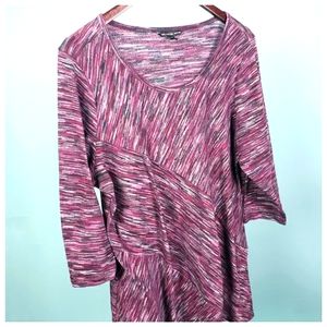 Size 2X - Zac and Rachel Plus Size 3/4 Sleeve Tunic
